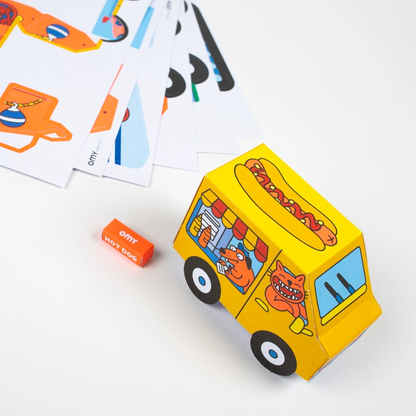 Vehicules OMY Paper Toys
